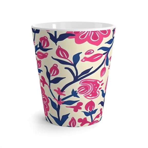 Floral Coffee Latte Mug