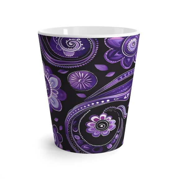 Floral Coffee Latte Mug