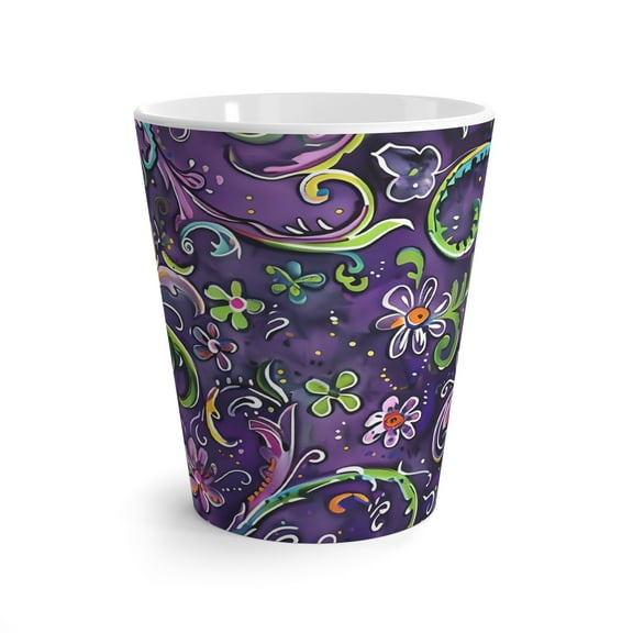 Floral Coffee Latte Mug