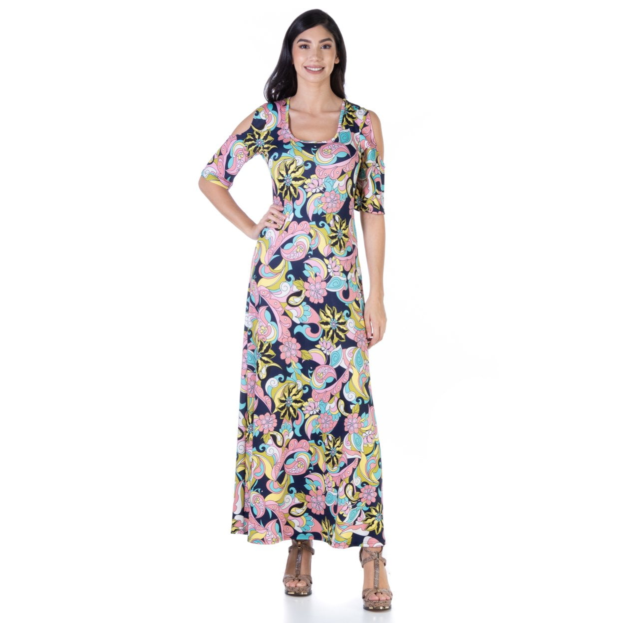 denim fitted dress Stretch Color:Mint_Green collections : rachsullivan Slip Dress - Pink