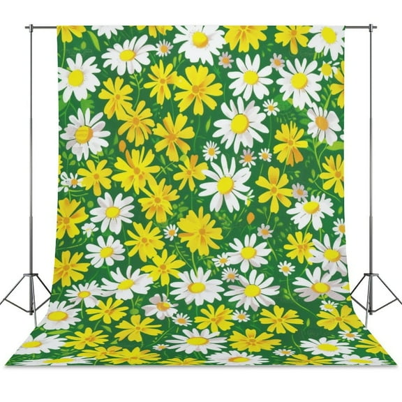 Floral Colorful Flower Backdrop Background for Photography Photo Booth Backdrop for Photoshoot Background Screen Video Recording Parties Curtain