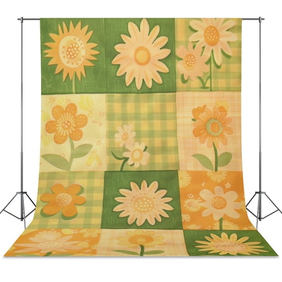 Floral Colorful Flower Backdrop Background for Photography Photo Booth Backdrop for Photoshoot Background Screen Video Recording Parties Curtain