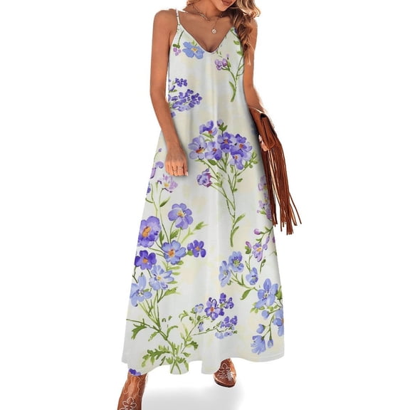 Floral Colorful Flower Fine Art Sleeveless Dress Summer Dress Woman 2025