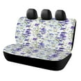 thumbnail image 1 of Floral Colorful Flower Rear Seat Covers, Car Backseat Protector, Universal Back Seat Vehicle Interior Protector, Fits Most Cars, SUVs, Sedans, Trucks, 1 of 6