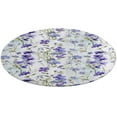 thumbnail image 1 of Floral Colorful Flower Round Small Area Rug, Print Non Slip Washable Floor Mat, Soft Throw Rug for Living Room, Powder Room Entryway, Bathroom, Bedside, 1 of 6
