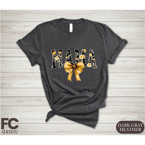 Floral Coquette Mama Shirt, Mother's Day Tee, Mom, Wildflowers T-shirt, Mom Life T-Shirt, New Mom Sweater, Mama Flower T-Shirt All Size S-5Xl