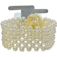 thumbnail image 1 of Floral Corsage Bracelet - Color Your World - Champagne, 1 of 1