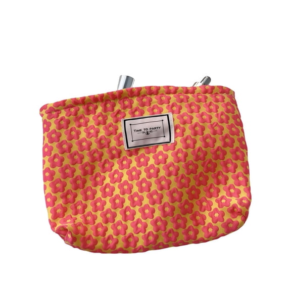 Floral Cosmetic Bag Cotton Fabric Women Make Up Storage Pouch Japan Style Zipper Cosmetic Pouch Vintage Phone Clutch Beauty Case