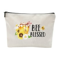 Floral Cosmetic Bag Wild Flowers Makeup Bag Ideal for Teen Girls Women Birthday Present Inspirational Accessories for Loved Ones