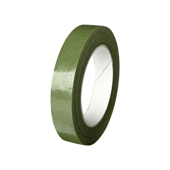 Floral Craft Masking Tape,Multi-Surface Adhesive Tape,Diy Decorative Tape,Moderate Viscosity Green Binding Tape Is Easy To Tear Without Residual Glue After Removal,Light Green