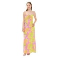 thumbnail image 1 of Floral Cross Neck Spaghetti Strap Maxi Dress, 1 of 5
