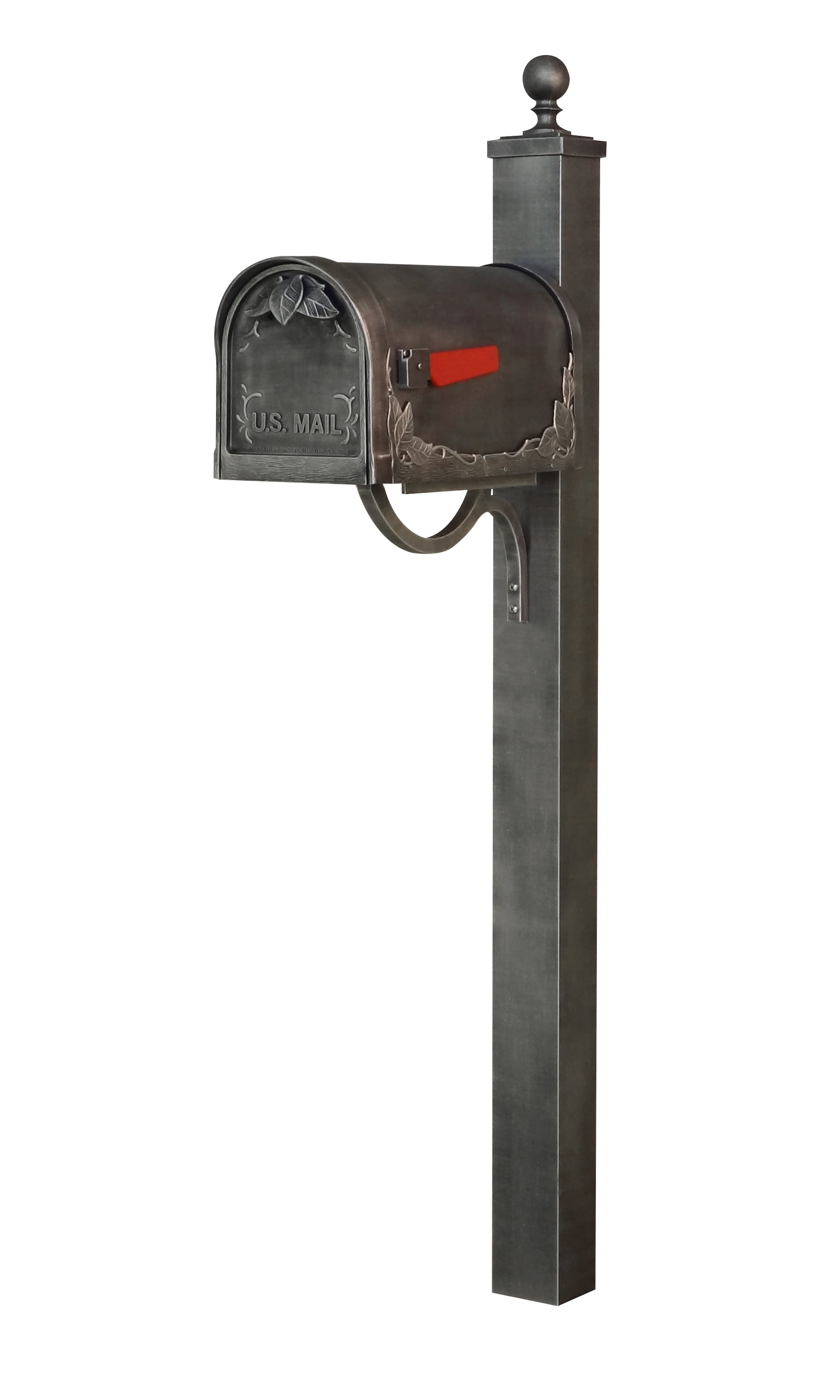 Special Lite Products Floral Curbside Mailbox with Locking Insert and ...