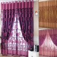 thumbnail image 1 of Floral Curtains for Living Room Bedroom Grommet Voile Window Curtains, 1 of 6