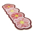 thumbnail image 1 of Floral Cute Rug 47.2 × 15.7inch,Rug Flower Shaped Indoor Mat Bedroom Floor Carpet Non Slip Washable Area Rug for Room Playroom Living Room Entryway, 1 of 6