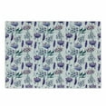 thumbnail image 1 of Floral Cutting Board, Botanical Plants Beauty Exotic Flowers Violets Bluebells Watercolor, Decorative Tempered Glass Cutting and Serving Board, Small Size, Lavender Plum Jade Green, by Ambesonne, 1 of 1