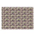 thumbnail image 1 of Floral Cutting Board, Repetitive Violet Tones Iris Flower Nature Illustration, Decorative Tempered Glass Cutting and Serving Board, in 3 Sizes, by Ambesonne, 1 of 2