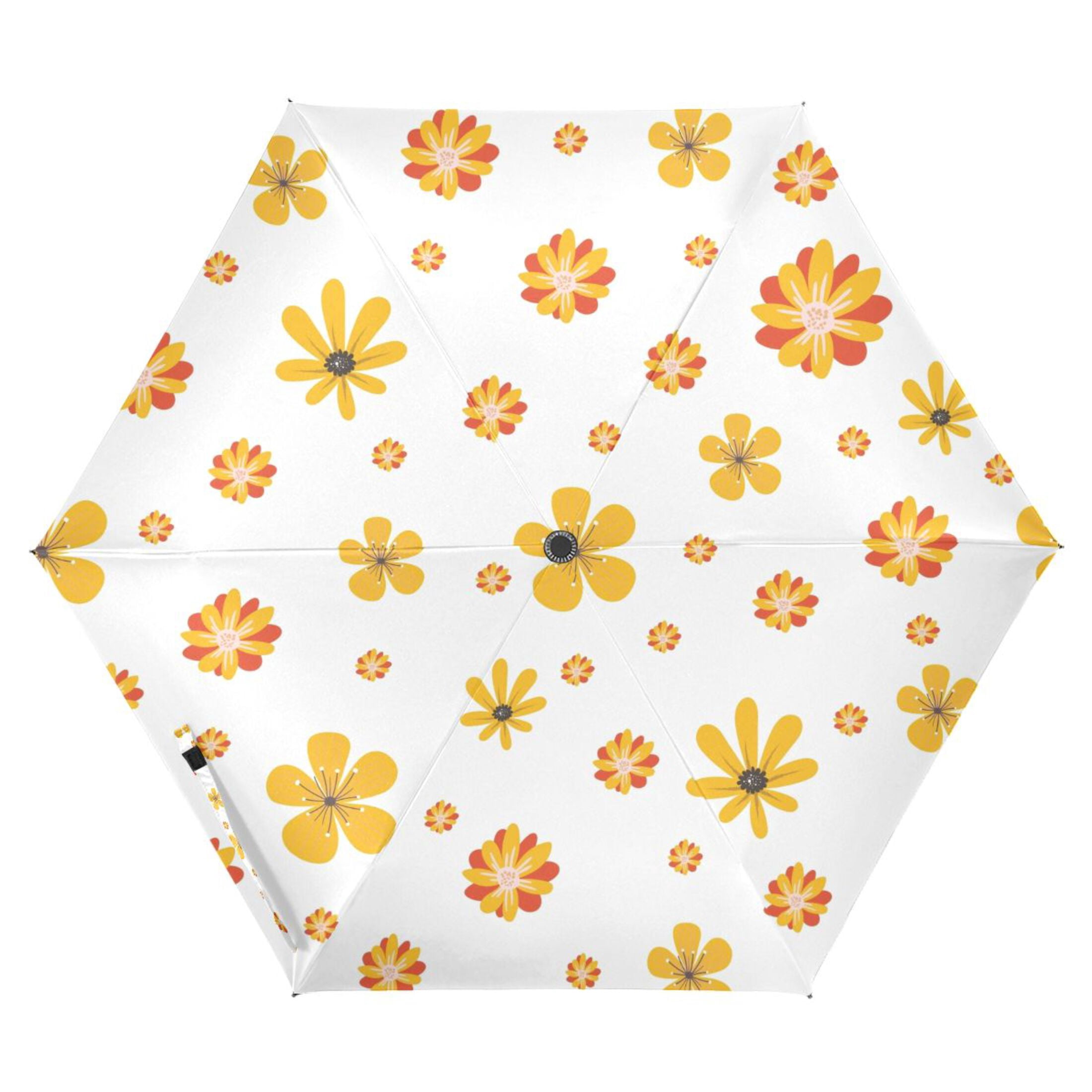 Cute Daisy ColorfulPattern Print Foldable Umbrella