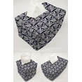 thumbnail image 1 of Floral Damask Tissue Box Cover by Penny's Needful Things (Short Rectangle) (Navy Blue), 1 of 2