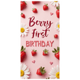 thumbnail image 1 of Floral Decorations Berry First Birthday Strawberry Theme Banner Daisy Design for First Birthday Party Kids Celebration, 1 of 7