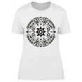 thumbnail image 1 of Floral Decorative Ornament T-Shirt Women -Image by Shutterstock, Female Medium, 1 of 2