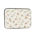 Floral Delicate Soft liner bag with pocket for laptops and laptops