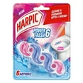 thumbnail image 1 of Harpic Power Fresh 6 Toilet Cleaner Rim Block, Floral Delight - 35 g | Cleans & Freshens Upto 4 Weeks, 1 of 6
