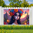 thumbnail image 1 of Floral Design Day of the Dead Colorful Skull Festive Decoration for Celebration Cultural Event Traditional Ceremony, 1 of 9