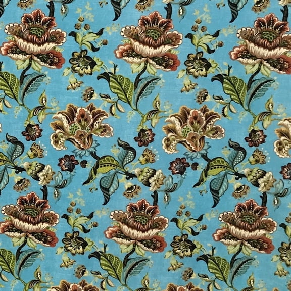 Floral Design Digital Printed Velvet Finish Fabric by The Yard