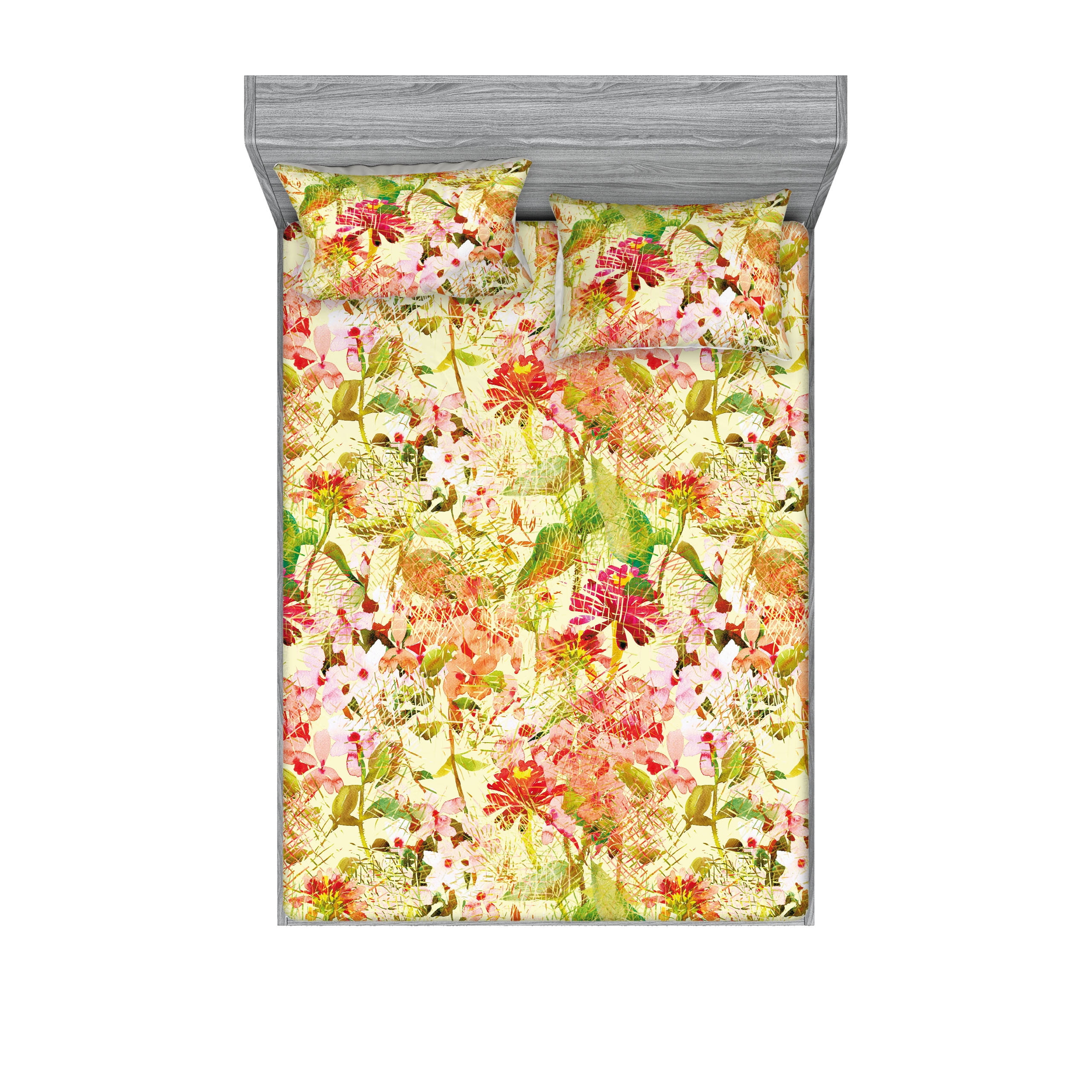 Watercolor blush pink coral red burgundy floral Wrapping Paper by Pink  Water