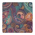 thumbnail image 1 of Floral Design Square Table Cover 36x36 Inch with Elastic Edging, Boho Style for Card Tables and Outdoor Settings, 1 of 6