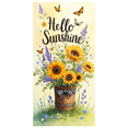 thumbnail image 1 of Floral Design Sunshine Banner Summer Theme Butterfly Decoration Nature Elements for Garden Party Home Decoration Outdoor Event, 1 of 7
