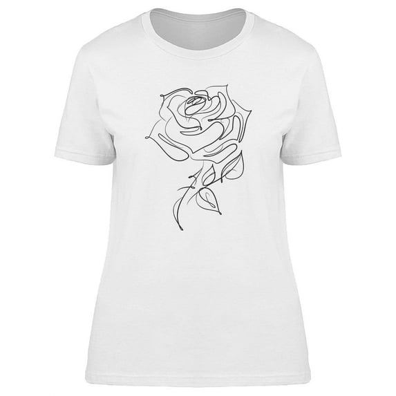 Floral Design T-Shirt Women -Image by Shutterstock, Female XX-Large