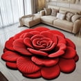 thumbnail image 1 of Floral Diatomaceous Earth Floor Mat - 3D Non- Absorbent Bath Mat with Flower Design, Quick-Dry Kitchen & Bathroom Rug for Bedroom, Living Room - Plush & Stylish Home Decor (15.7in), 1 of 3