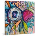 thumbnail image 1 of "Floral Dimensions" Painting Print on Wrapped Canvas, 1 of 5