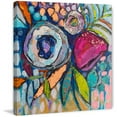thumbnail image 1 of "Floral Dimensions" Painting Print on Wrapped Canvas, 1 of 5
