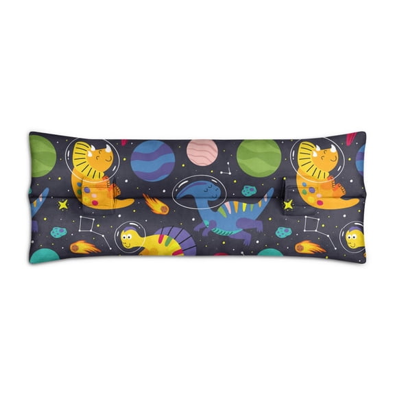 Floral Dinosaur Seat Belt Pillow - Post Surgery Chest Protector - Beautiful & Comfortable Dino Cushion