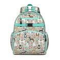 thumbnail image 1 of Floral Dog Design Backpack - Ergonomic & Breathable, 1 of 5