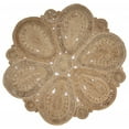 thumbnail image 1 of Floral Doily Natural Jute Area Rug, 1 of 5