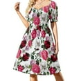 thumbnail image 1 of Floral Dream Sleeveless Dress elegant women's dresses for wedding dresses with long sleeves clothes for women, 1 of 6
