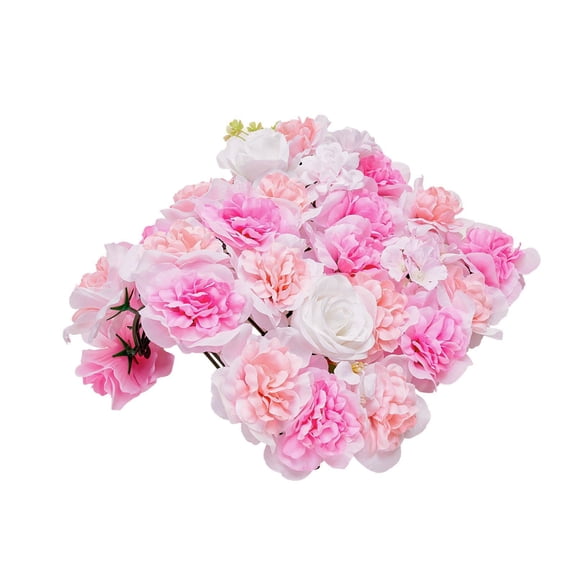 Floral Dreams 3D Artificial Flower Wall Panel Set of 12, 15x15 Inch Decorative Privacy Screen - Perfect for Wedding Backdrops, Home Decor, and Event Decorations