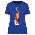 thumbnail image 1 of Floral Dress Estampa Flamenco T-Shirt Women -Image by Shutterstock, Female Medium, 1 of 2