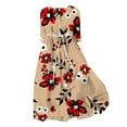 Floral Dress for Women 2024, Summer Casual Short Sleeve Maxi Dresses