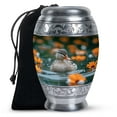thumbnail image 1 of Floral Duck Reflection Urns For Adult Female Mom, Urns For Human Ashes, Memorial Urns For Ashes, Urn, Urns For Ashes Adult Male, Funeral Urns For Adult Ashes Men, Large Decorative Urn (Size -10inch), 1 of 1