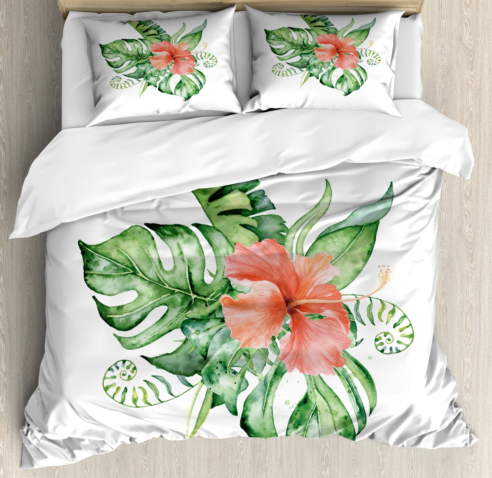 New York printing Bedding Duvet Cover Sets Elegant Flower Cover Set Pillowcase Quilt Duvet