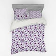 thumbnail image 1 of Floral Duvet Cover Set, Vintage Colors Pattern with Blossoming Flowers Spring Season Bouquet, Bedding Set with Shams and Fitted Sheet, 3 Sizes, by Ambesonne, 1 of 3