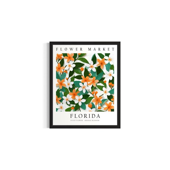 Floral Easter Egg Art Print: Vintage Cottagecore Spring Decor, Unframed Canvas Size 24x36