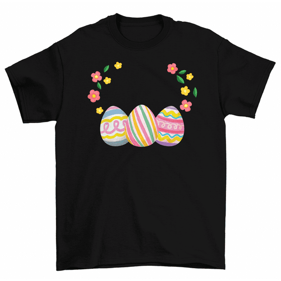 Floral Easter Eggs T-Shirt Women Unisex