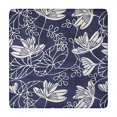 thumbnail image 1 of Floral Elastic Edge Tablecloth, 34x34 Inch Polyester for Side Table, Craft Room, or Small Dining Area, 1 of 6
