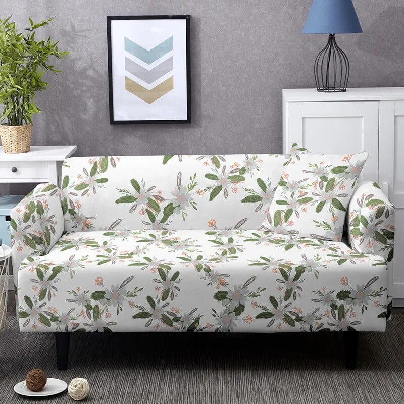 Floral Elastic Sofa Covers 1/2/3/4 Seater For Living Room L Shape