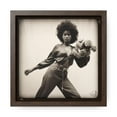 thumbnail image 1 of "Floral Elegance: Timeless Dance" - Framed Canvas Wrap, 1 of 2